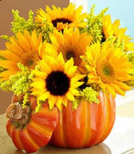 Load image into Gallery viewer, Pumpkin sunflowers bouquet
