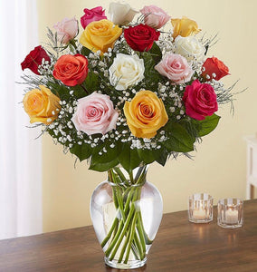 18 ROSES ASSORTED