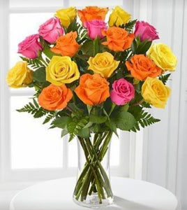 18 Rosas Colorful