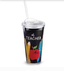 #1 Teacher Travel cup